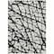 Homeroots 9' X 12' Black And Ivory Abstract Washable Indoor Outdoor Area Rug 614321 - alternate 9