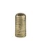 Homeroots 10" Antiqued Brass Cast Aluminum Cylindrical Tabletop Sculpture 608701 - alternate 1