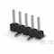 Te Connectivity Board Connector, 5 Contact(S), 1 Row(S), Male, Straight, Solder Terminal, Black Insulator 2842104-5 - alternate 1