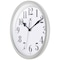 Infinity Instruments Plastic Wall Clock, Silver, 9-5/8in 20048SV-4400 - alternate 7