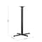 Flash Furniture Beverly 23.5'' x 29.5'' Restaurant Table X-Base with 3'' Dia. Bar Height Column XU-T2230-BAR-GG - alternate 6