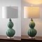 Jonathan Y Faye 28" Glass LED Table Lamp, Seafoam Green JYL5015A - alternate 11