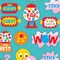 Eureka Bubblegum Scented Stickers, 80-Piece Set, 6PK 650935 - alternate 3
