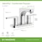 Symmons Identity 4 in. Centerset Two-Handle Bathroom Faucet with Push Pop Drain (1.0 GPM) SLC6712PP - alternate 2