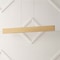 Jonathan Y Draper 32" Adjustable Integrated LED Metal Linear Pendant, Light Brown Wood Finish JYL7018C - alternate 12