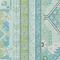 Homeroots 9' X 12' Mint Green Blue And Ivory Aztec Washable Indoor Outdoor Area Rug 598482 - alternate 9