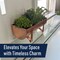 Kings County Tools Copper Window Planter Box for Indoor & Outdoor Use Large Rectangle Flower Pots Outdoor Planters GW86A09-08 - alternate 9