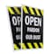 Signmission Open Pardon Our Dust, Plastic Signs Only 24 Inch x 36 Inch, Corrugated Plastic, 2PK CSB-2436-2PACK-Open Pardon Our Dust - alternate 1