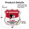 Signmission No Trespassing Shield Sign 24 Hour Video, 18 Inch X 18 Inch, Vinyl Decal SHI-D-18-420 - alternate 5