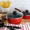 Oster Claybon 7 Piece Non Stick Aluminum Cookware Set in Red 82928.07 - alternate 8