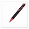 Uni-Ball Jetstream 101 Hybrid Gel Pen, Stick, Bold 1 mm, Red Ink, Black/Red Barrel, 12PK 1768013 - alternate 8