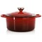 Megachef 2.7 Quart Round Enameled Cast Iron Casserole in Gradient Red 750124508M - alternate 7