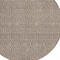 Homeroots 8' Brown And Beige Round Geometric Washable Indoor Outdoor Area Rug 595633 - alternate 8
