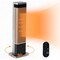 Edendirect 1500 Watt 24 in. Indoor Portable Electric Tower Space Heater, Timer, Remote, 3 Flame Colors ZR-ZHUMI-AH-NFJ1F01-24SR - alternate 1