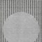 Homeroots 8' X 10' Gray And Ivory Striped Washable Indoor Outdoor Area Rug 597166 - alternate 7