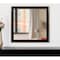 Homeroots 39" Rose Gold and Black Wood and Metal Framed Accent Mirror 510891 - alternate 5