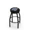 Holland Bar Stool Co 36" Blk Wrinkle Grand Valley State Swivel Bar Stool, Accent Ring L8B2B36GVStUn - alternate 1