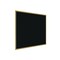 Ghent Recycled Bulletin Board, Oak Wood Frame, 4'H x 4'W, Black WTR44-BK - alternate 1