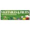 Signmission Vegetables And Fruits, 24 Inch, Banner B-72-30430 - alternate 1