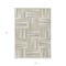 Homeroots 9' X 12' Ivory Beige And Gray Geometric Washable Indoor Outdoor Area Rug 598272 - alternate 8