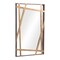Homeroots 32" Gold And Black Steel Framed Accent Mirror 524078 - alternate 9