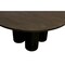 Homeroots 63" Dark Brown Solid Wood Round Top Dining Table 611871 - alternate 10