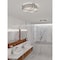 Afx Lambert, LED Flush Mount, 20"W, Satin Nickel LBTF20LAJUDSNGY - alternate 2