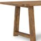 Homeroots 72" Natural Solid Wood Dining Table 640697 - alternate 5