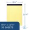 Roaring Spring Case of Canary Legal Pads, 8.5"x11.75", 50 sheets of Paper/Pad, stapled and taped, Micro-Perforated, PK36 74764cs - alternate 12