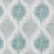 Homeroots 10' X 14' Aqua Teal Blue And Ivory Ikat Washable Indoor Outdoor Area Rug 589073 - alternate 7