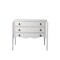 Homeroots 34" White Solid and Manufactured Wood Three Drawer Standard Chest 389803 - alternate 1