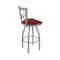 Holland Bar Stool Co 820 Catalina Stainless Steel 36in Swivel Bar Stool with Graph Ruby Seat 82036SS016 - alternate 8