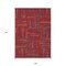 Homeroots 9' X 12' Red And Brown Geometric Washable Indoor Outdoor Area Rug 598302 - alternate 8