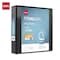 Deli Std Duty View Binder 2in, Letter, D-Ring, PVC-Free, Black, 6PK CF569-BK - alternate 1
