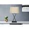 Monarch Specialties Lighting, 25 in.H, Table Lamp, Usb Port, Black Metal, Beige Shade, Transitional I 9638 - alternate 1