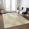 Homeroots 10' X 14' Beige And Ivory Striped Washable Indoor Outdoor Area Rug 581640 - alternate 8