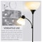 Newhouse Lighting 71in Torchiere William Standing Floor Lamp, Two-in-One Reading Light for Bedroom/Living Room, Black NHFL-WI-BK - alternate 9