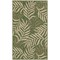 Homeroots 3' X 5' Green And Ivory Palm Leaf Indoor Outdoor Area Rug 554897 - alternate 9