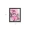 Homeroots Pink Iris Black Framed Print Wall Art 530022 - alternate 4