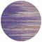 Homeroots 8' Purple Copper And Ivory Round Striped Washable Indoor Outdoor Area Rug 597285 - alternate 7