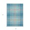 Homeroots 8' X 10' Teal Blue Gray And Brown Plaid Washable Indoor Outdoor Area Rug 596366 - alternate 8