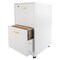 Lavish Home 2 Drawer Wood File Cabinet Filing Cabinet with Lock Rolling File Cabinet for Under Desk Storage 80-FC-4-WHT - alternate 14