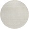 Homeroots 8' Ivory And Beige Round Chevron Washable Indoor Outdoor Area Rug 612270 - alternate 8