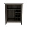 Homeroots Espresso Bar Cart With Wine Storage 478381 - alternate 1