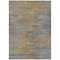 Homeroots 5' X 8' Brown Gold And Taupe Abstract Washable Indoor Outdoor Area Rug 587201 - alternate 8