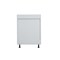 Cambridge Everest 24 in. W x 24 in. D x 34.5 in. H Ready to Assemble Shaker Base Kitchen Cabinet in White SA-B24-SW-KIT - alternate 19