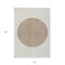 Homeroots 3' X 5' Ivory And Brown Striped Washable Indoor Outdoor Area Rug 597169 - alternate 9