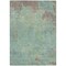 Homeroots 5' X 8' Pale Aqua And Taupe Abstract Washable Indoor Outdoor Area Rug 618455 - alternate 8