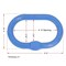 Mytee Products Oblong Master Link Grade 100 1/2in WLL 5,000 Lbs (2.3 Tons) 4:1 Safety Factor OL12-G100 - alternate 5
