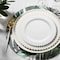 Smarty Had A Party White with Gold Pearl String Round Disposable Plastic Dinnerware Value Set, 240PK 8870-WHGVP-CASE - alternate 9